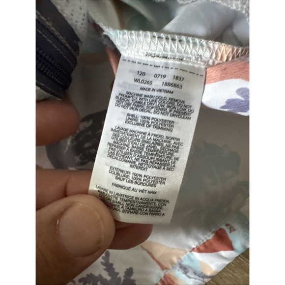 Columbia Womens Size Medium Side Hill Magnolia Floral Printed Windbreaker Jacket - Picture 10 of 13